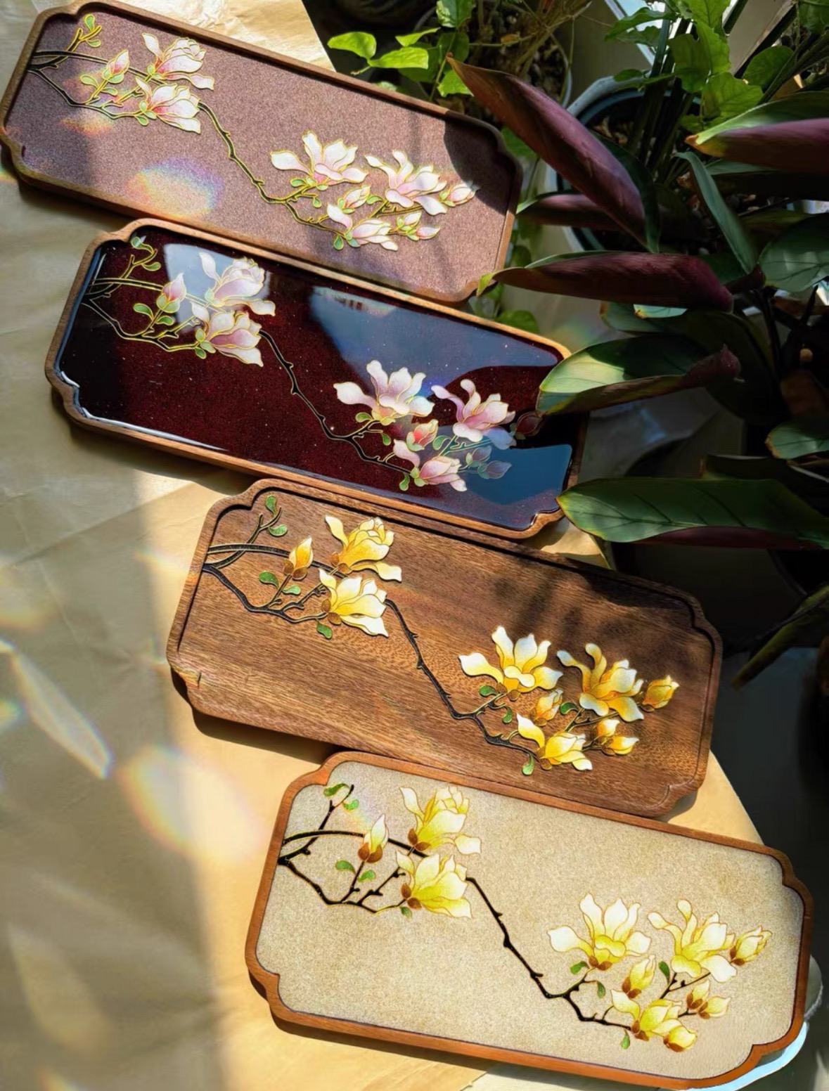 掐丝珐琅茶盘（体验）-笨物志