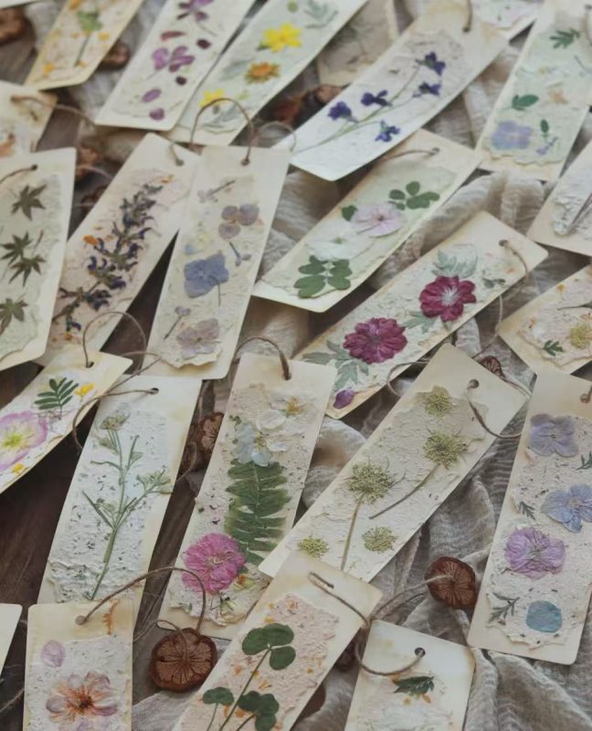 造纸压花书签（体验）-笨物志